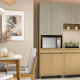 Armario de Cocina 4 Puertas 1 Cajón 70 cm – Línea Simone Mendes GAMAS DE BEIGE