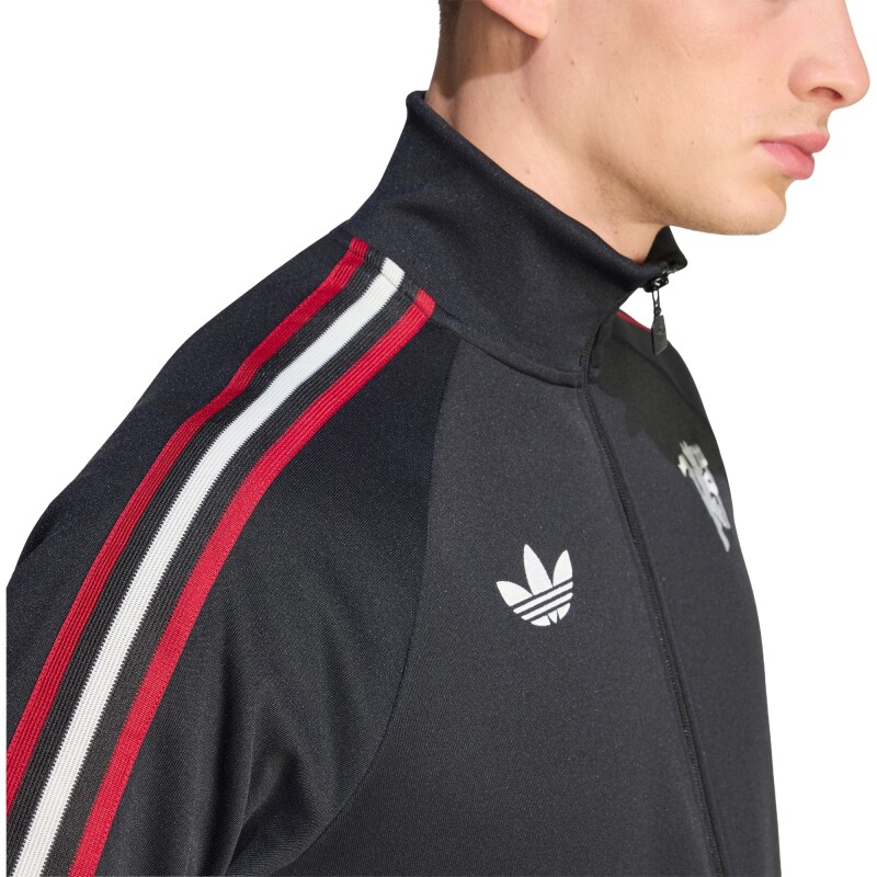 Campera adidas Manchester United Originals - Black Red Black Red