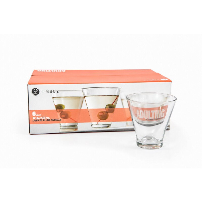 Juego de vasos de cócktail linea Libbey 367ml - 6 unidades Juego de vasos de cócktail linea Libbey 367ml - 6 unidades