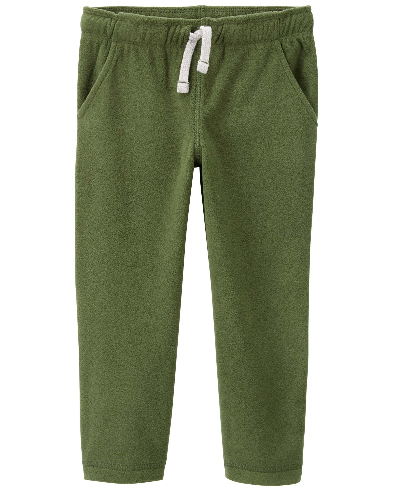 Pantalón de micropolar, verde Sin color