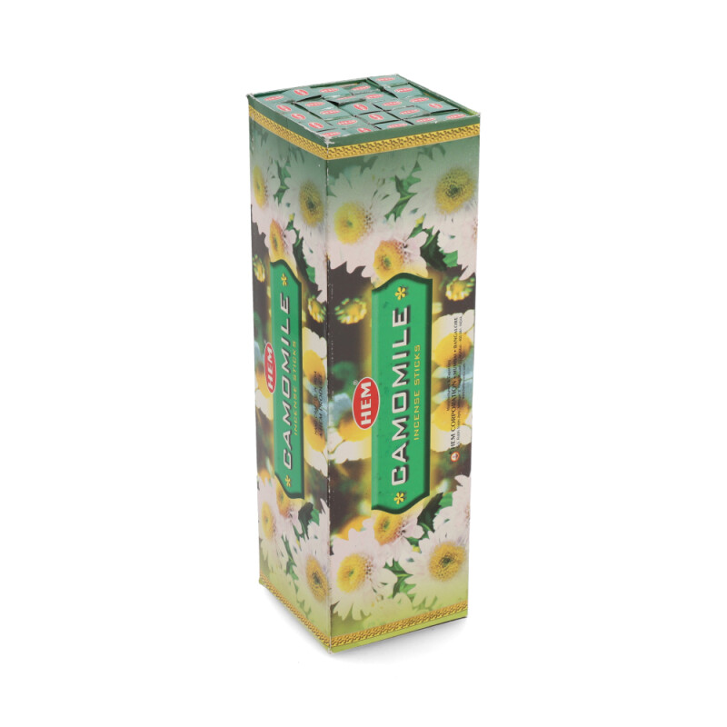 INCIENSO HEM CAJA DE CARBÓN X25 Manzanilla