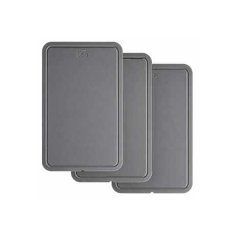 Tabla de Corte Set 3 Unidades 32x20 cm Gris Legacy Berghoff Tabla de Corte Set 3 Unidades 32x20 cm Gris Legacy Berghoff