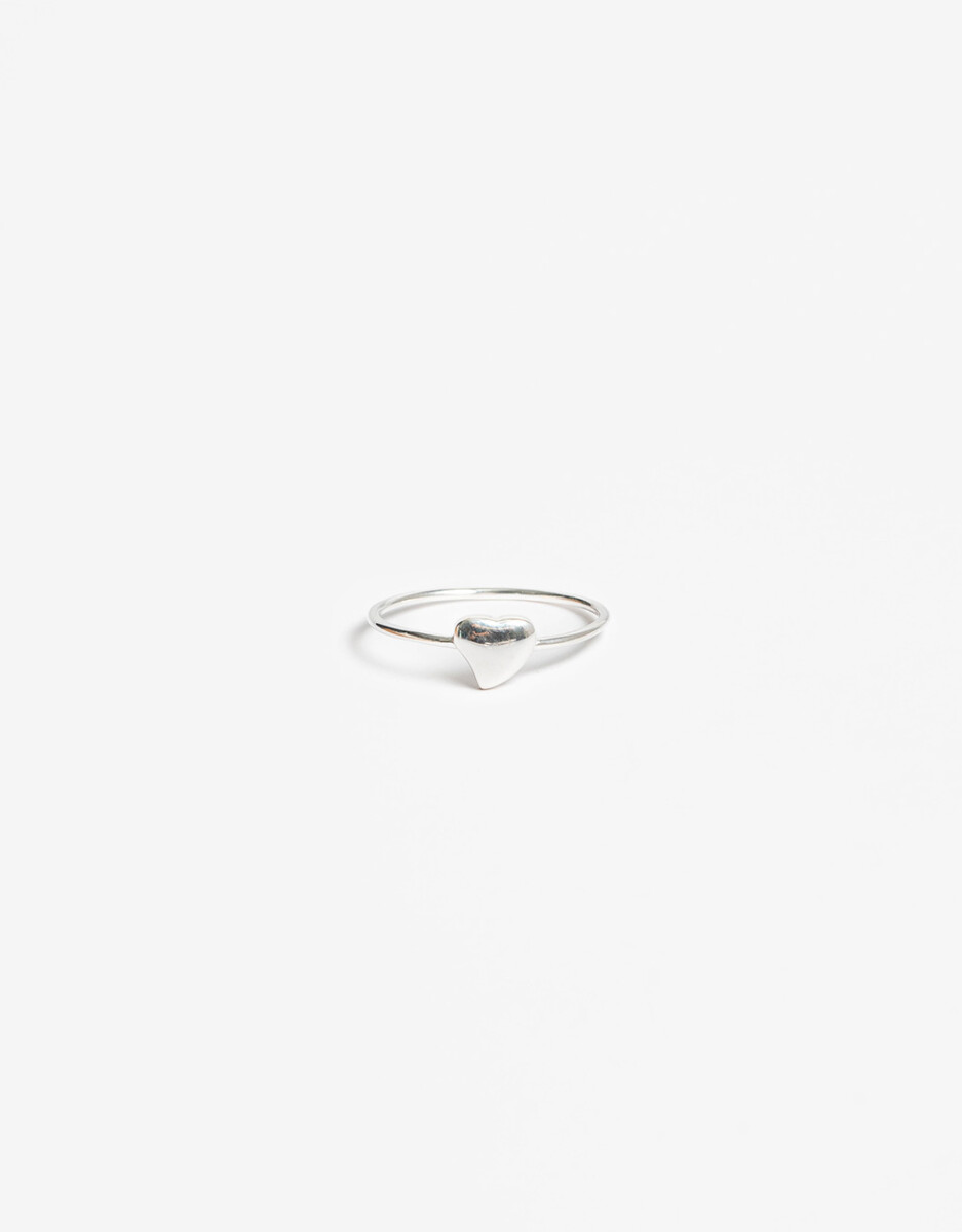 Anillo Plata 925 Corazón 