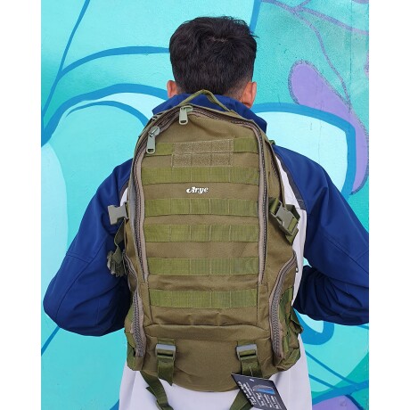 Mochila Militar Arye 33 Lts. 48x26x19cm Liso