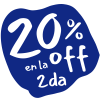 SEGUNDA PRENDA DAMA 20%
