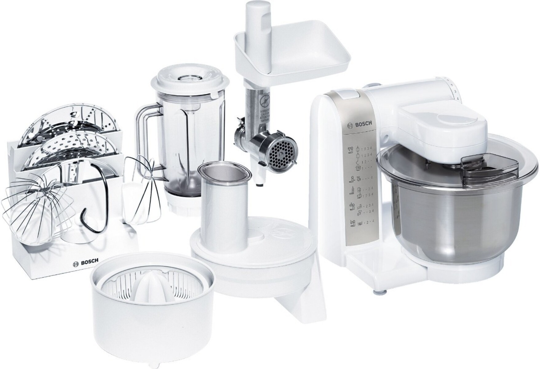 ROBOT DE COCINA BLANCO MUM4880 BOSCH 