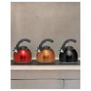 Caldera de Acero Inoxidable con Silbato Selecta 3 Litros Rojo