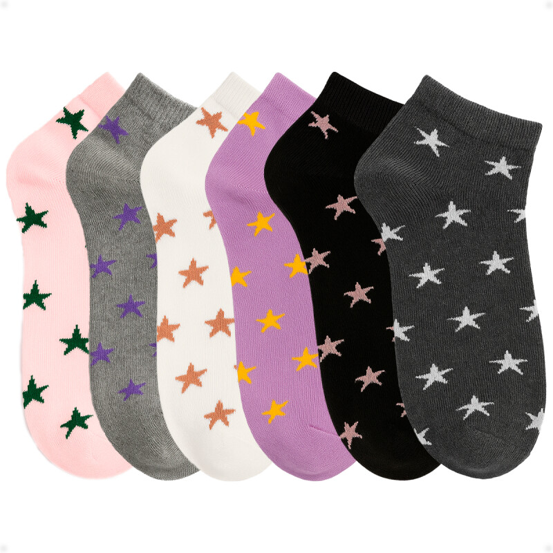 Medias Soquete Para Dama Pack X12 Medias Soquete Para Dama Pack X12