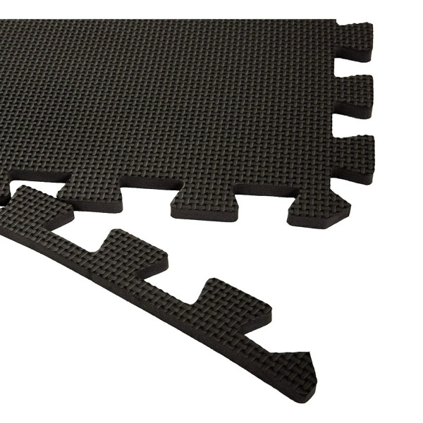 Alfombra Goma Eva Piso Encastrable Tatami 60 X 60 Cm X 80 Un Color Negro