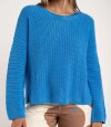 Sweater Texturado Lurex Azul
