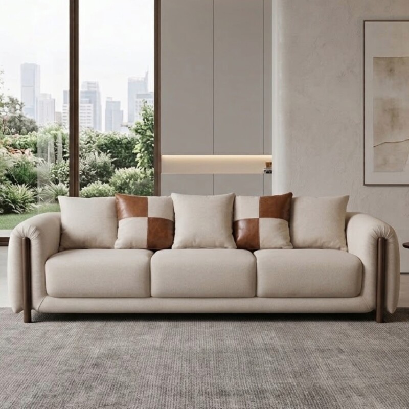 SOFÁ 3 PUESTOS ÀMARI - BEIGE 6268929 (CD) Unica