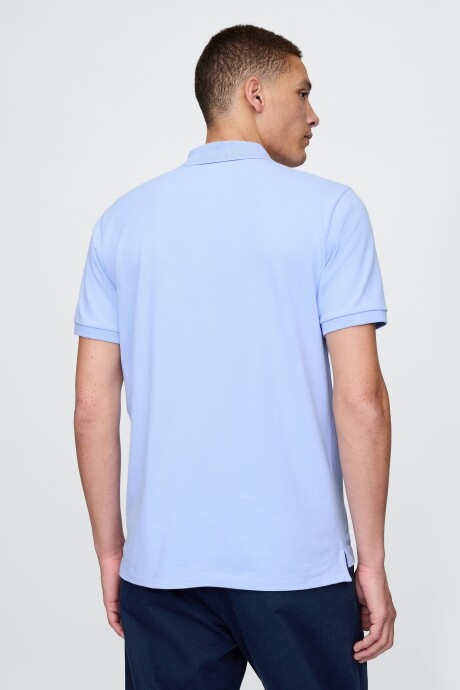 Remera Polo Osito Brannan Hombre Blue Crystal