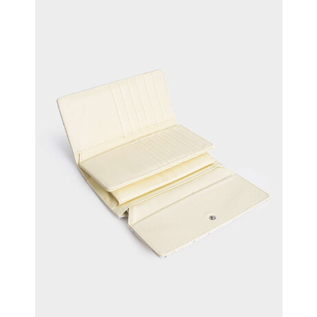 Billetera Fichero Flores Estampado Flores