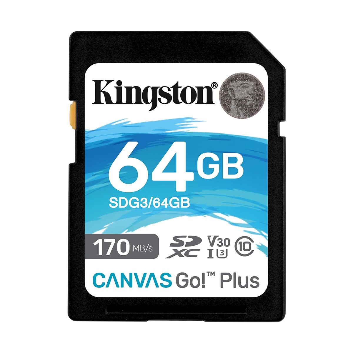 Tarjeta de Memoria SD Flash Kingston CANVAS Go Plus 64GB - No aplica 