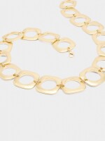 Cinto Metálico De Aros dorado