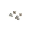Abridores Triple Circulo - Plata 925 - Piedra Zirconia-AB3013 Conpiedra