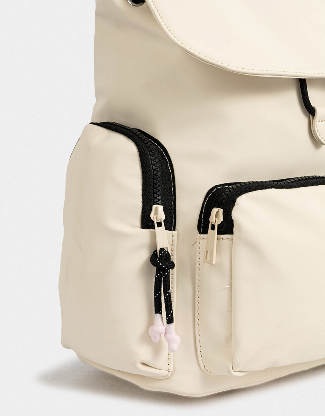 Mochilas Urbanas Deportivo Mochila Efecto Engomada - Marron Beige