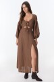 Vestido Tropical Chocolate