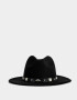 Sombreros Boho Sombrero Fedora - Negro