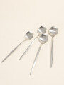 Cuchara Fiordo, Set 4 Un. Plateado Color Unico