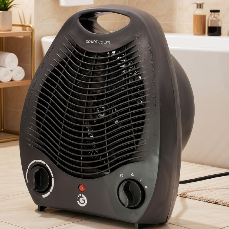 Caloventilador Goldtech Modelo Atlasheat 220v Negro Caloventilador Goldtech Modelo Atlasheat 220v Negro