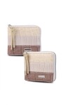 BILLETERA CANDELA CROCO PIEL CUARZO MAUVE