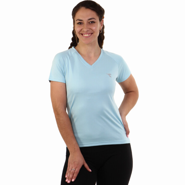 Diadora Ladie's Dry Fit T-shirt - Blue Sky Celeste