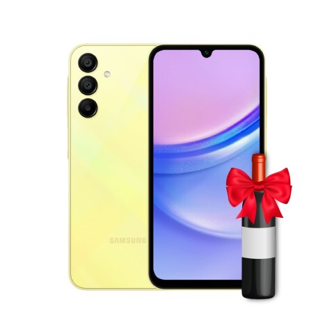 Celular Samsung A15 128GB, 4GB RAM Amarillo