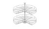 Rinconero 3/4 circulo S-3021 Rinconero 3/4 Circulo S-3021