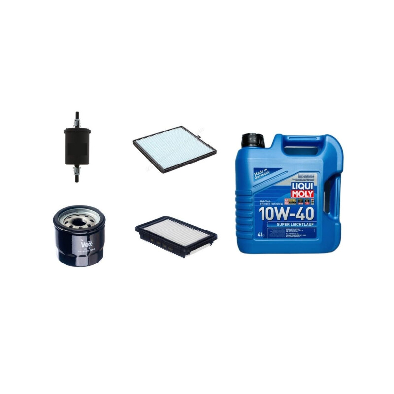 KIT DE FILTROS Y ACEITE 10W40 LIQUI MOLY Kit De Filtros Y Aceite 10w40 Liqui Moly