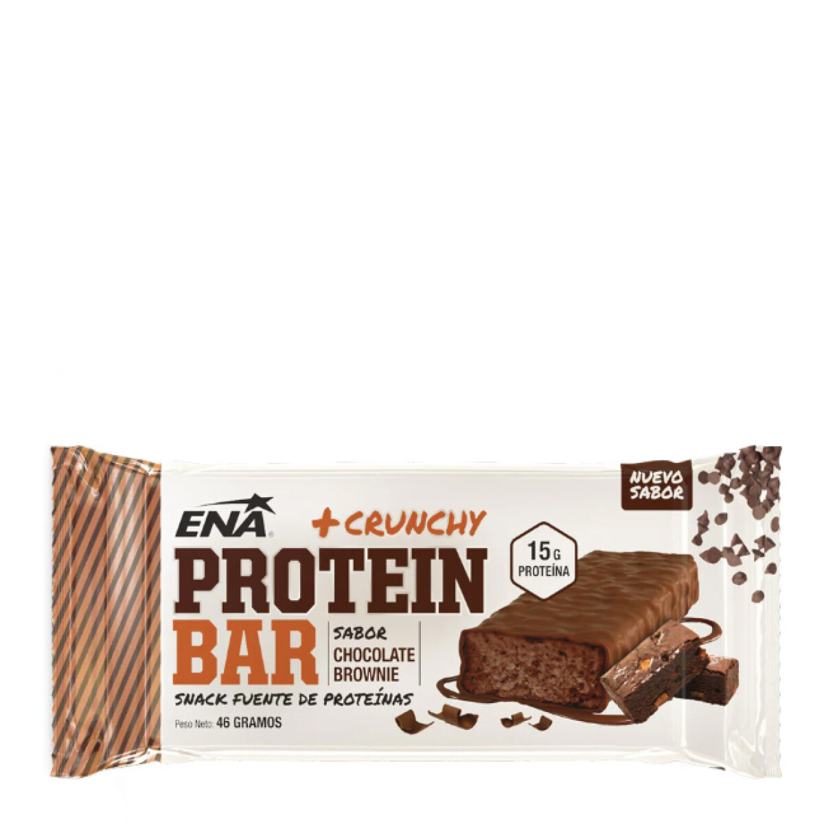 Suplemento Ena Protein Bar x unidad - Marrón Chocolate 