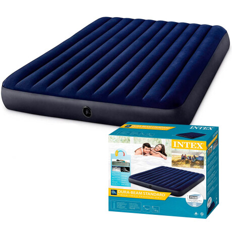Colchon Intex 2 Plazas Inflable Clásico Resistente Inx064755