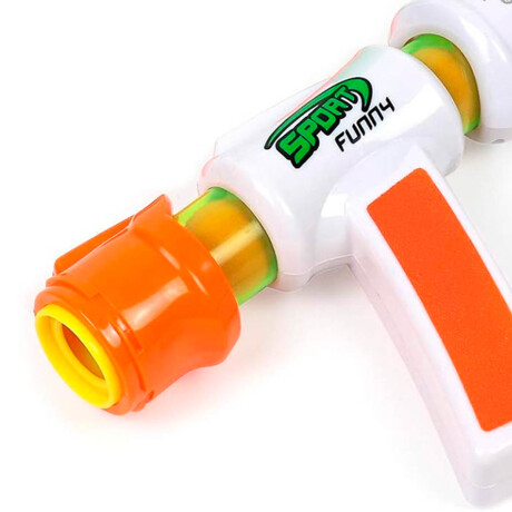 Pistola Lanzadora + Tablero Tiro al Blanco + Pelotas Jug013110