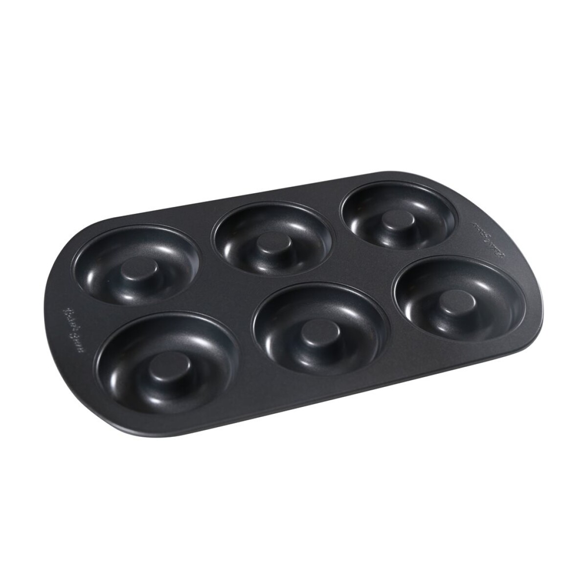 MOLDE MINI DONAS X6 32X21X2.3CM,0.5MM NEGRO 