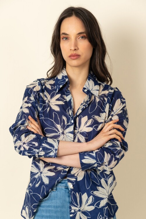 Camisa dama estampada Camisa dama estampada