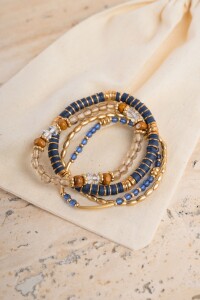 Set Pulseras Azul