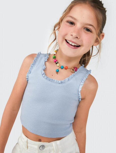 BLUSA INFANTIL AZUL