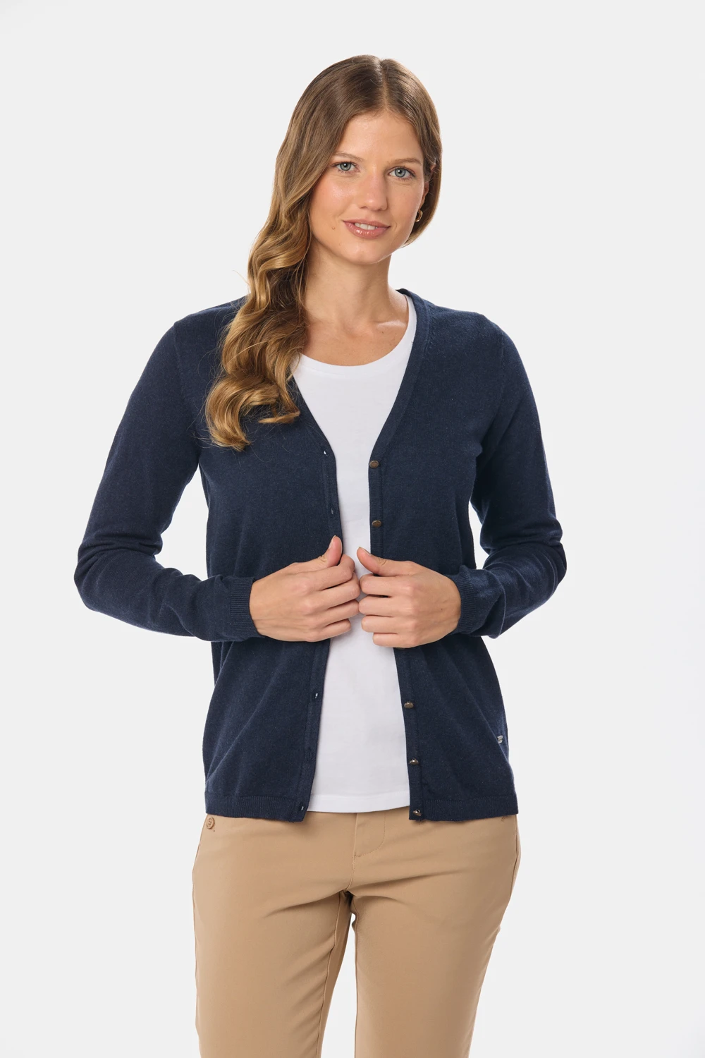 CARDIGAN CLÁSICO Marino