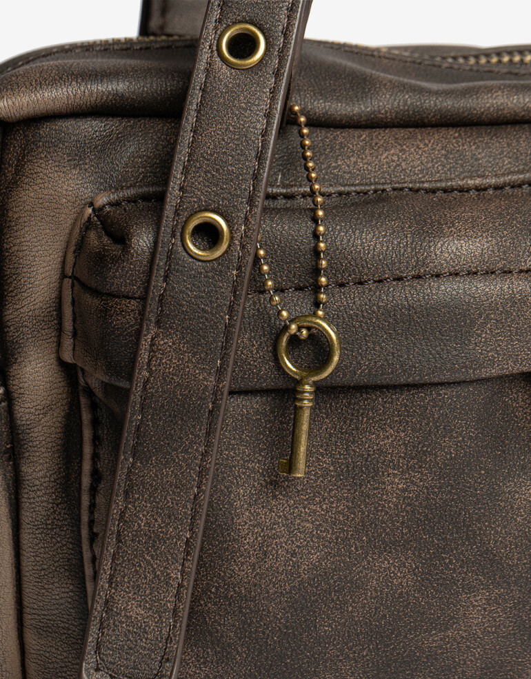 City Cartera City Multipocket Chocolate - Marron Chocolate