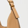 Bolso Raw en efecto gamuza Taupe