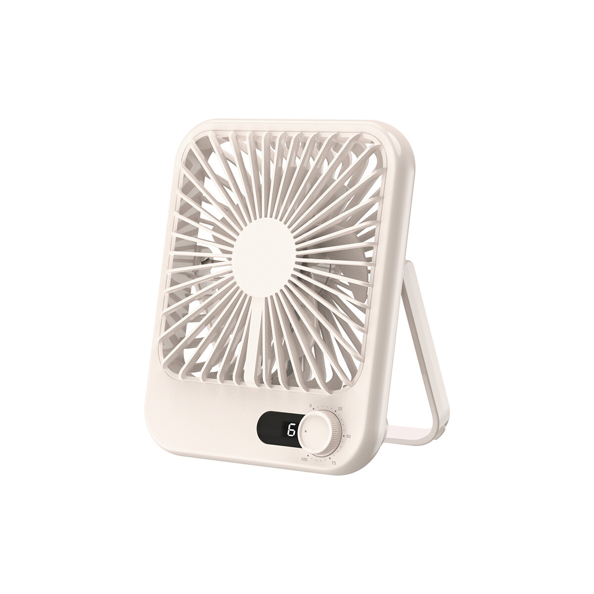 Ventilador de escritorio SK-101 color beige 