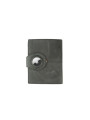 WALLET PASSPORT HOLDER CARBON BLACK