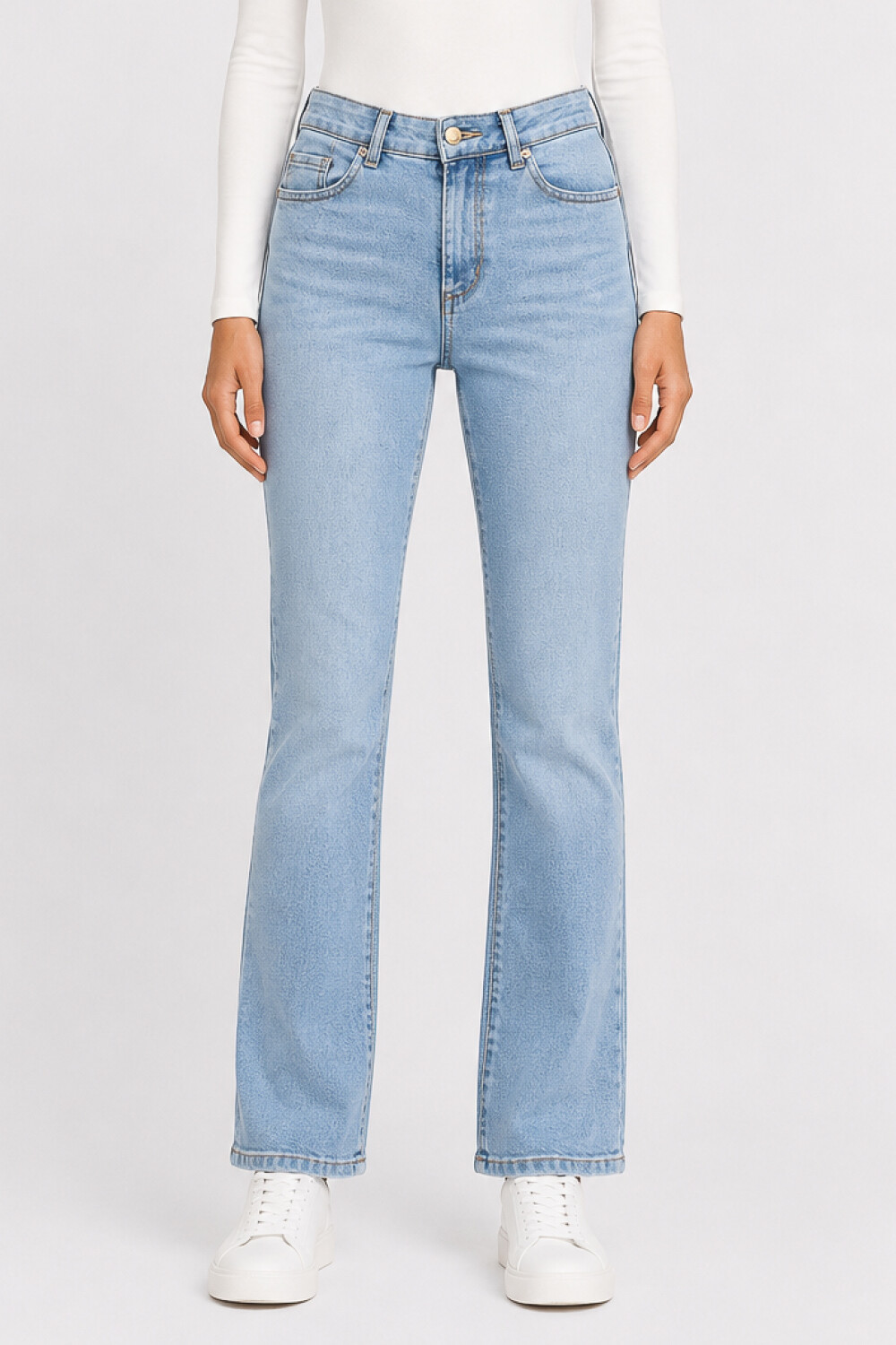 Pantalon Sabina Azul Grisaceo