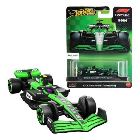 Vehículo Hot Wheels F1 Racing Kick Sauber Team Número 24 001