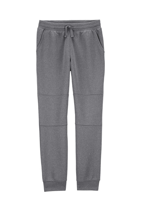 Pantalón deportivo de poliéster, gris. Talles 6-8 Sin color