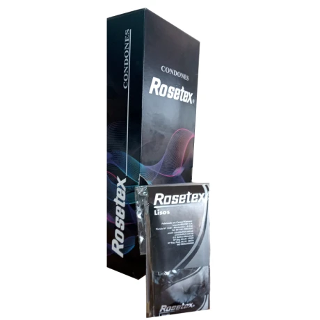 Preservativo ROSETEX. Exhibidor(12 bolsitas 12PCS) LISO NEGRO+ COLORES Preservativo ROSETEX. Exhibidor(12 bolsitas 12PCS) LISO NEGRO+ COLORES