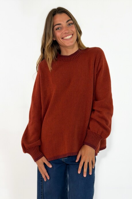 SWEATER BRUMA Ladrillo