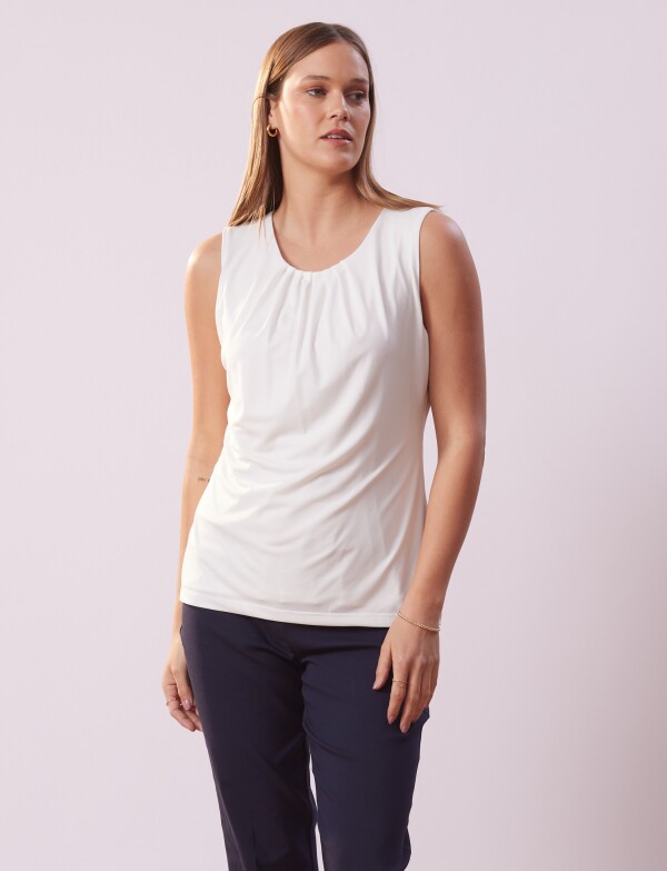 Blusa Pinzas CRUDO