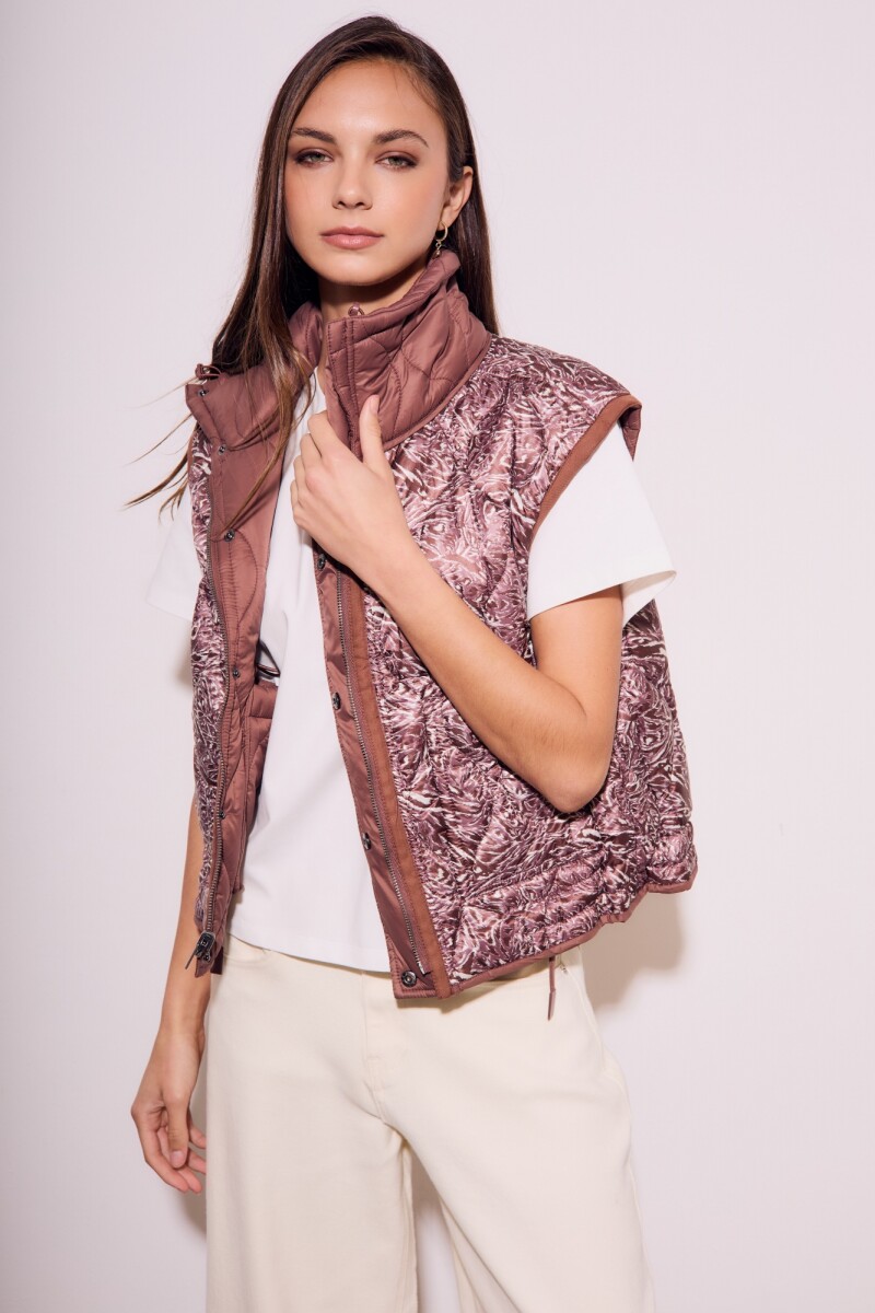 Chaleco Reversible Marrón