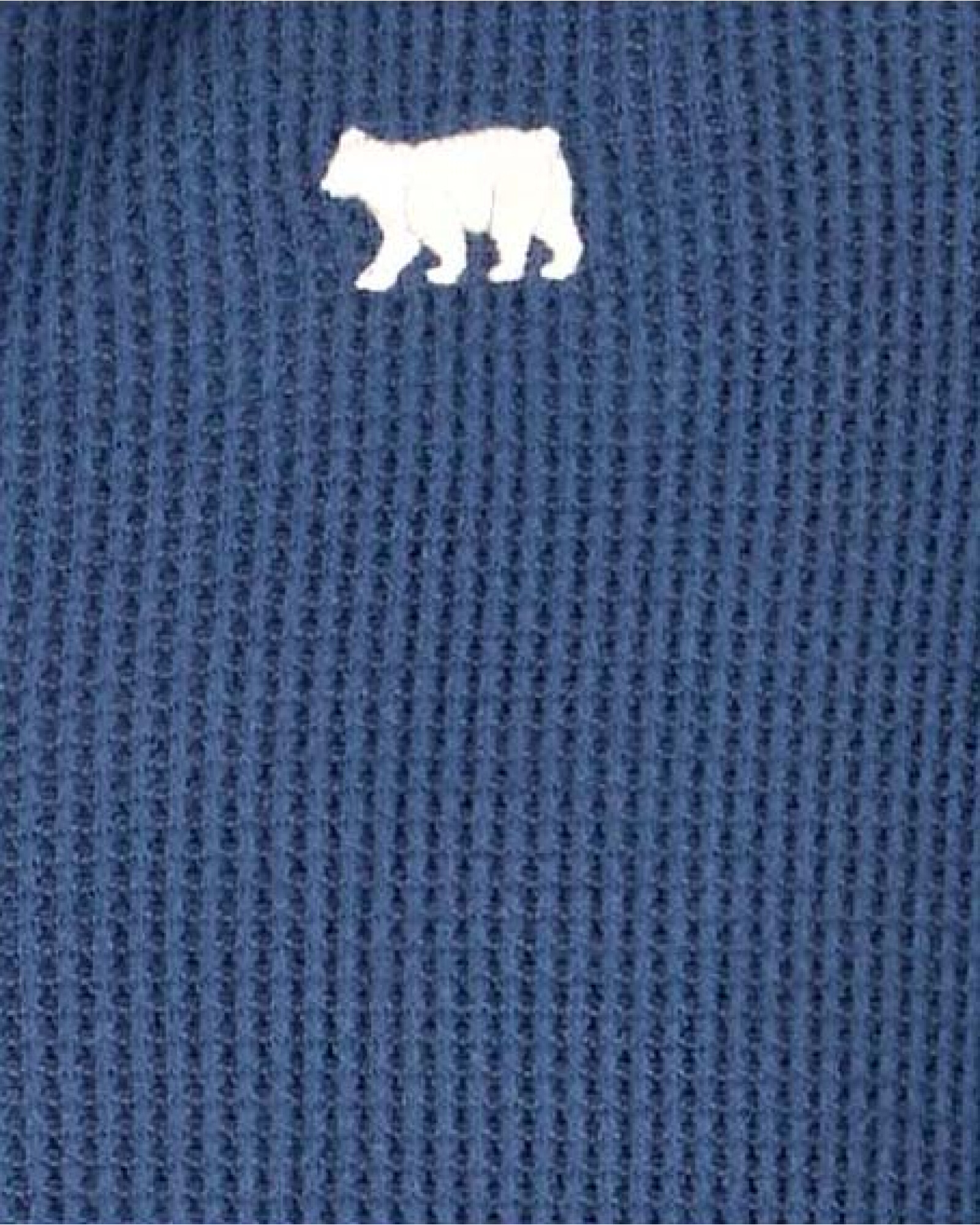 Mameluco de algodón térmico diseño oso Sin color